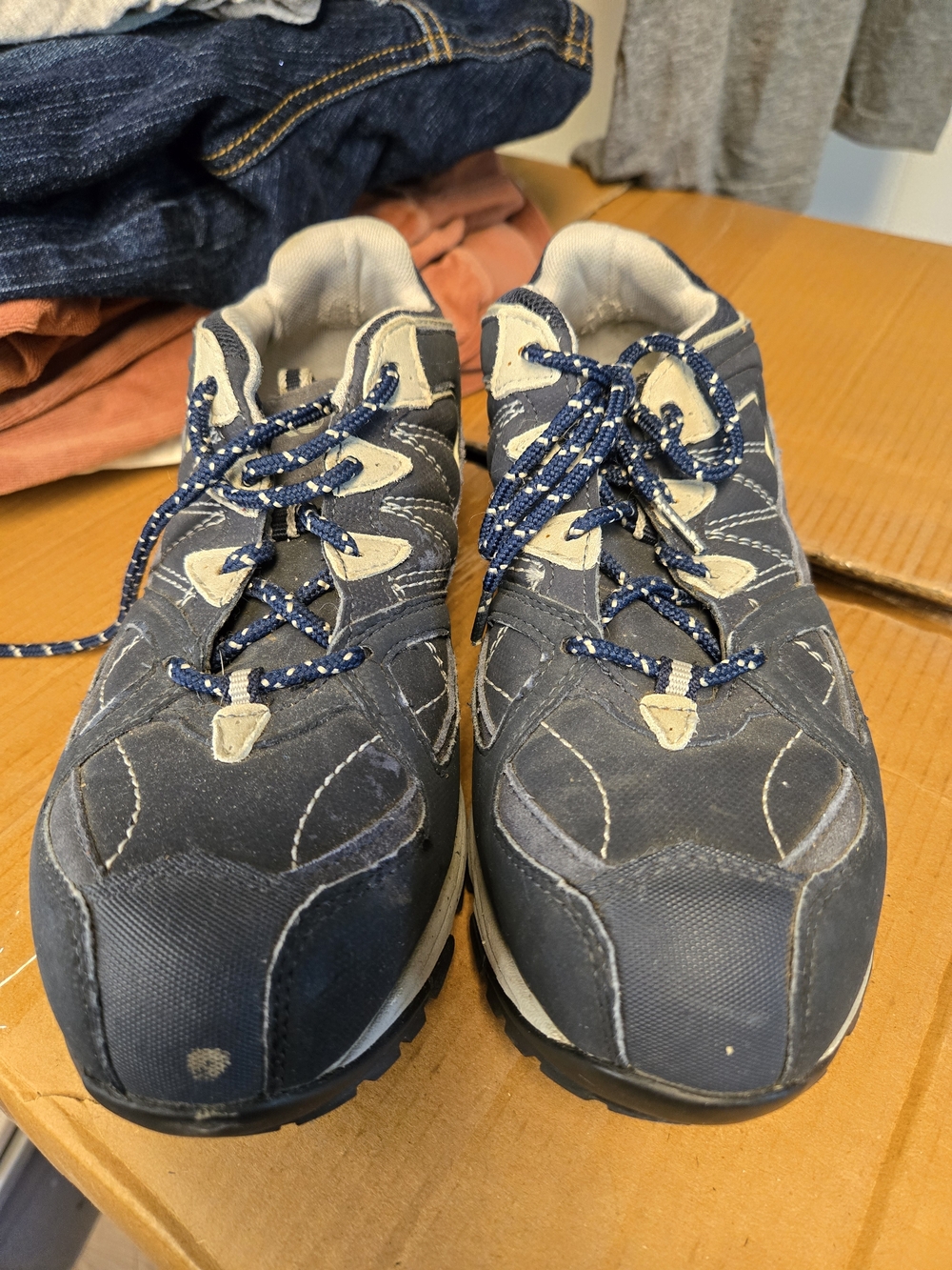 Timberland PRO Navy and Tan Women's Work Sneakers